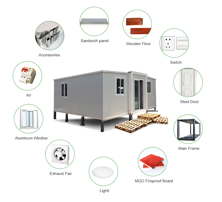 Ivory Nook - 20' Expandable Container Home | 1 Bedroom, Full Bath, Kitchen, Dining + Living Room | 390 SF Tiny Home