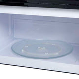 FORNO Scalo 30" 1.6 cu. ft. 300 CFM Over The Range Microwave in Black with Antique Brass Accents, FOTR3007-30BLK