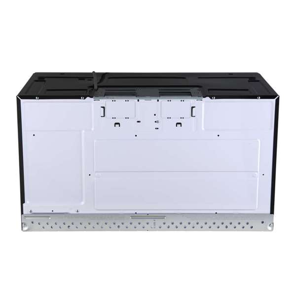 FORNO Scalo 30" 1.6 cu. ft. 300 CFM Over The Range Microwave in Black with Antique Brass Accents, FOTR3007-30BLK