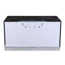 FORNO Scalo 30" 1.6 cu. ft. 300 CFM Over The Range Microwave in Black with Antique Brass Accents, FOTR3007-30BLK