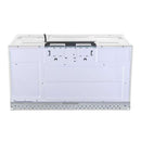 FORNO Scalo 30" 1.6 cu. ft. 300 CFM Over The Range Microwave in White with Antique Brass Accents, FOTR3007-30WHT