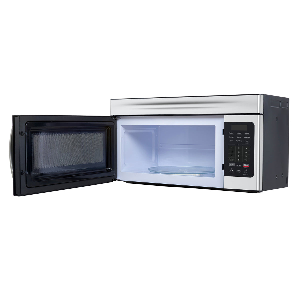 FORNO Scalo 30" 1.6 cu. ft. 300 CFM Over The Range Microwave in Stainless Steel, FOTR3007-30