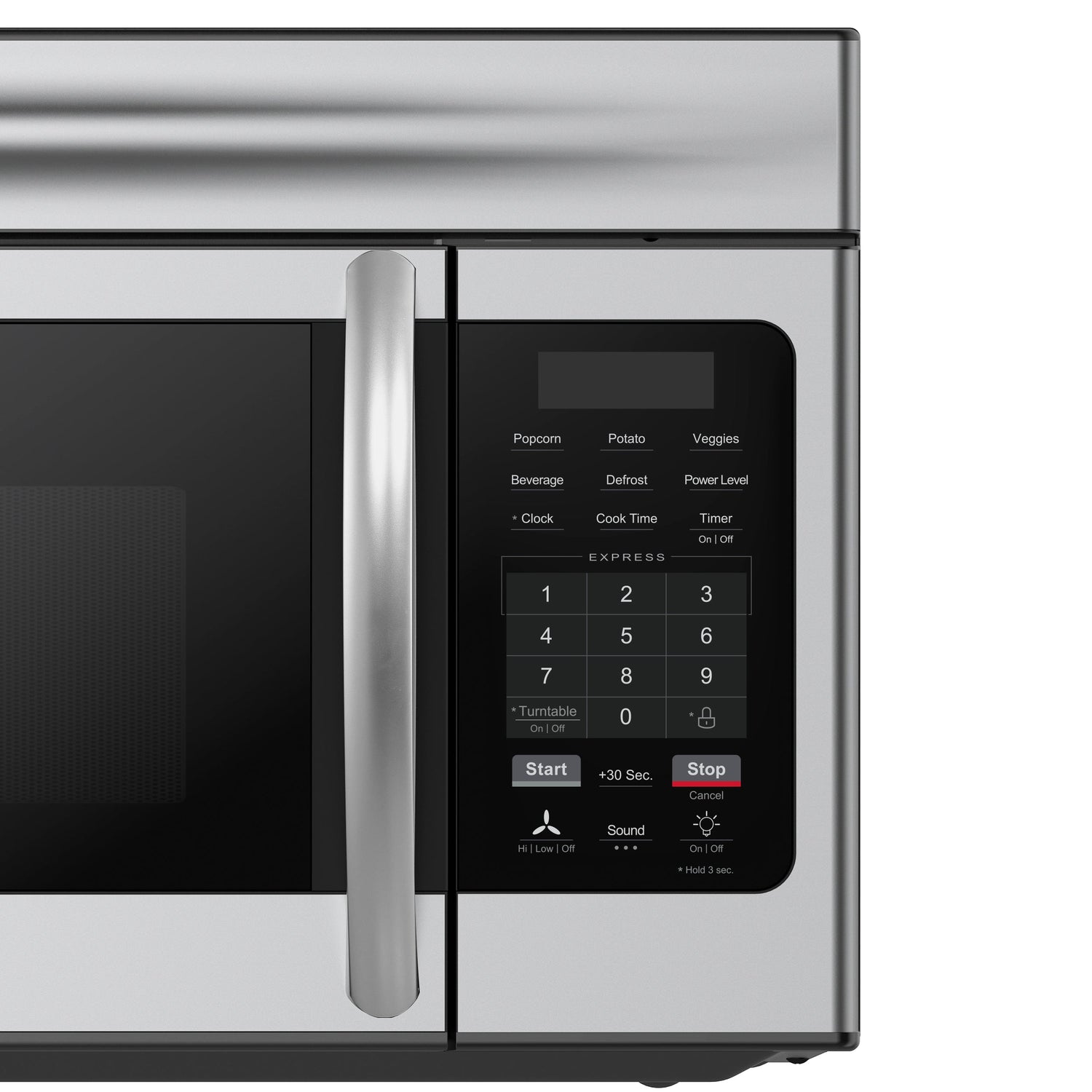 FORNO Scalo 30" 1.6 cu. ft. 300 CFM Over The Range Microwave in Stainless Steel, FOTR3007-30