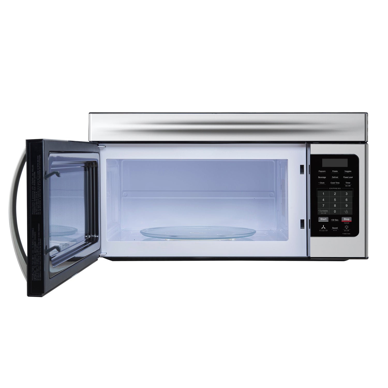 FORNO Scalo 30" 1.6 cu. ft. 300 CFM Over The Range Microwave in Stainless Steel, FOTR3007-30