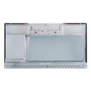 FORNO Fornace 30" 1.5 cu. ft. 300 CFM Over The Range Microwave in Black with Antique Brass Accents, FOTR3038-30BLK
