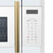 FORNO Fornace 30" 1.5 cu. ft. 300 CFM Over The Range Microwave in White with Antique Brass Accents, FOTR3038-30WHT