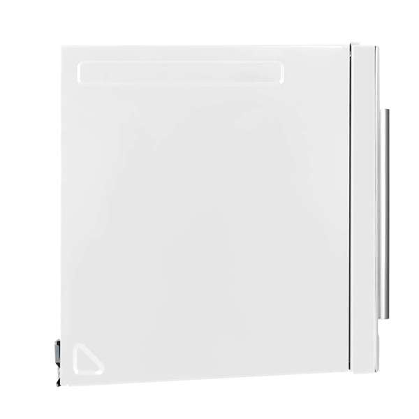 FORNO Fornace 30" 1.5 cu. ft. 300 CFM Over The Range Microwave in White with Silver Accents, FOTR3038-30WHT