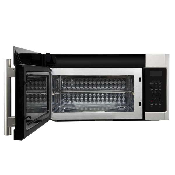 FORNO Fornace 30" 1.5 cu. ft. 300 CFM Over The Range Microwave in Stainless Steel, FOTR3038-30