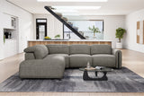 Octavia Fabric Reclining Corner Sectional Cloud Sofa