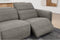 Valencia Octavia Fabric Reclining Sectional Cloud Sofa, L-Shape with Left Chaise, Dark Grey