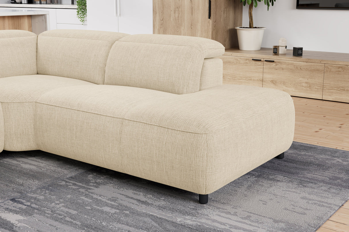 Octavia Fabric Reclining Corner Sectional Cloud Sofa