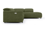 Octavia Fabric Reclining Corner Sectional Cloud Sofa