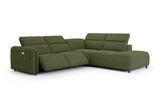 Octavia Fabric Reclining Corner Sectional Cloud Sofa