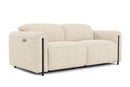 Valencia Octavia Fabric Dual Reclining Cloud Loveseat Sofa, Beige
