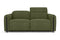 Valencia Octavia Fabric Dual Reclining Cloud Loveseat Sofa, Olive Green