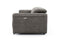 Valencia Octavia Fabric Dual Reclining Cloud Loveseat Sofa, Dark Grey