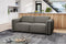 Valencia Octavia Fabric Dual Reclining Cloud Loveseat Sofa, Dark Grey