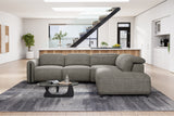 Octavia Fabric Reclining Corner Sectional Cloud Sofa