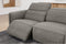 Valencia Octavia Fabric Reclining Sectional Cloud Sofa, L-Shape with Right Chaise, Dark Grey