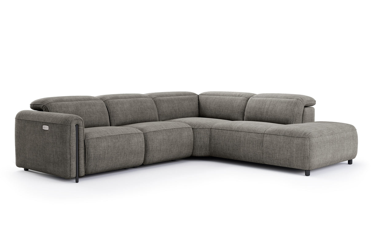 Octavia Fabric Reclining Corner Sectional Cloud Sofa
