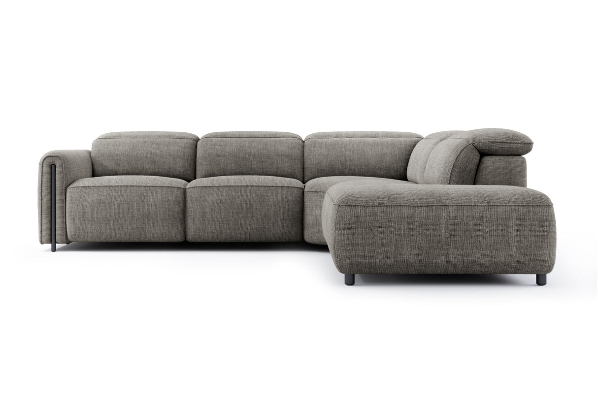 Octavia Fabric Reclining Corner Sectional Cloud Sofa