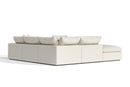 Valencia Ophelia Fabric Modular Sectional Sofa, 5 Seaters Left Sectional, Beige