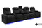 Valencia Oslo Luxury Console Home Theater Seating Console Row of 5 Dropdown Center, Onyx