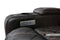 Valencia Oslo Leather Home Theater Seating Row of 5 Set of 3 Center, Dark Chocolate