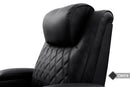 Valencia 2025 New Oslo Luxury Home Theater Seating Row of 5 Loveseat Left, Onyx