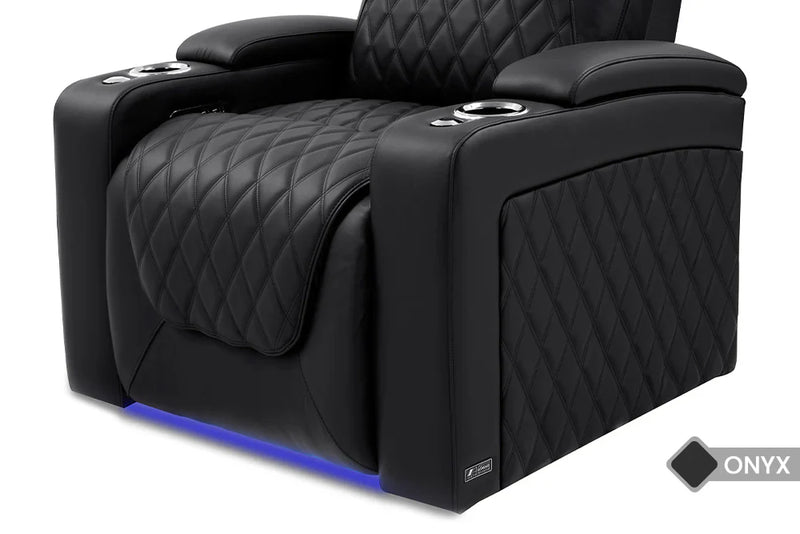 Valencia 2025 New Oslo Luxury Home Theater Seating Row of 6, Onyx