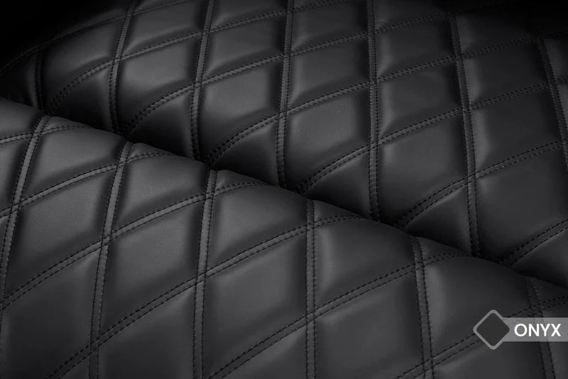 Valencia 2025 New Oslo Luxury Home Theater Seating Row of 5 Loveseat Left, Onyx