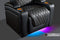 Valencia 2025 New Oslo Ultimate Luxury Leather Home Theater Seating Row of 5, Onyx with Gold Stitching