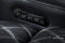Valencia 2025 New Oslo Ultimate Luxury Leather Home Theater Seating Row of 5 Loveseat Left, Onyx with Silver Stitching