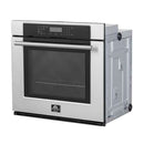 FORNO Villarosa 30" Built-In Single Wall Oven In Stainless Steel with Self-Clean, FBOEL1358-30