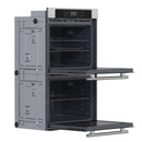 FORNO Villarosa 30" Built-In Double Wall Oven In Stainless Steel with Self-Clean, FBOEL1365-30