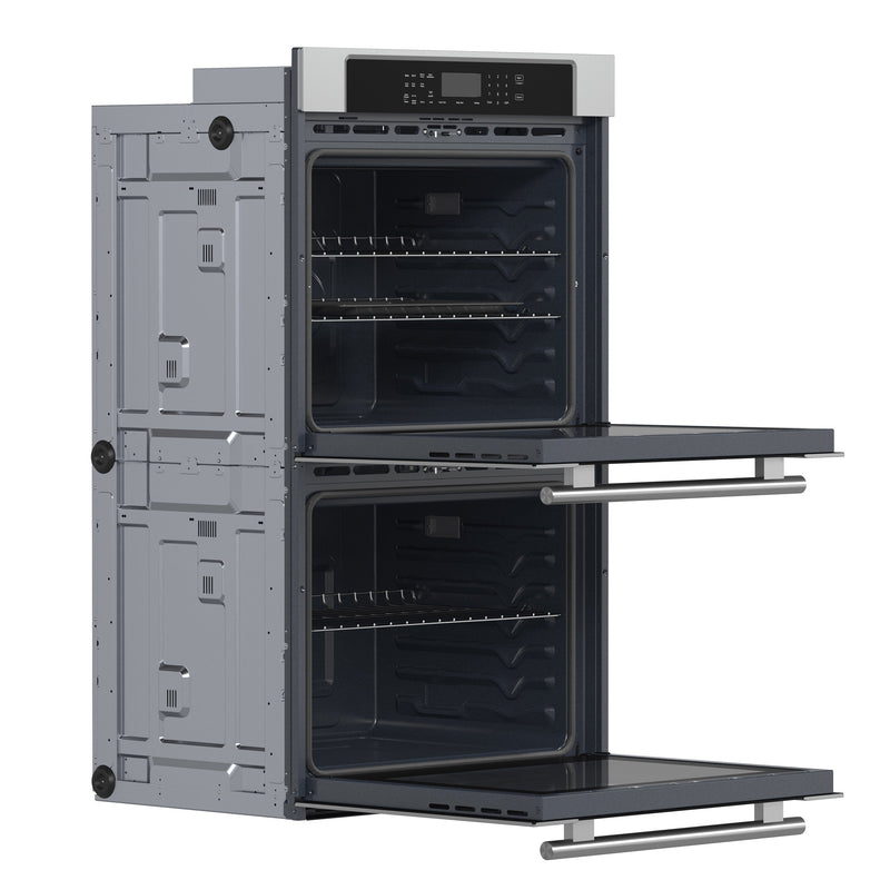 FORNO Villarosa 30" Built-In Double Wall Oven In Stainless Steel with Self-Clean, FBOEL1365-30