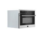 FORNO Oliena 24" 1.6 cu.ft  Built-In Microwave Oven in Stainless Steel, FMWDR3093-24