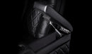 Valencia Tuscany Leather Home Theater Seating with Risers Row of 2, Midnight Black