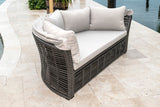 Panama Jack Graphite Canopy Daybed with Cushions