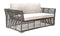 Panama Jack Graphite Loveseat with Cushions