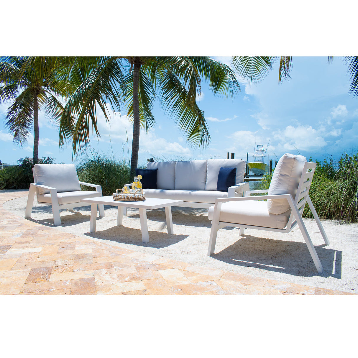 Panama Jack Mykonos 4-Piece Seating Set