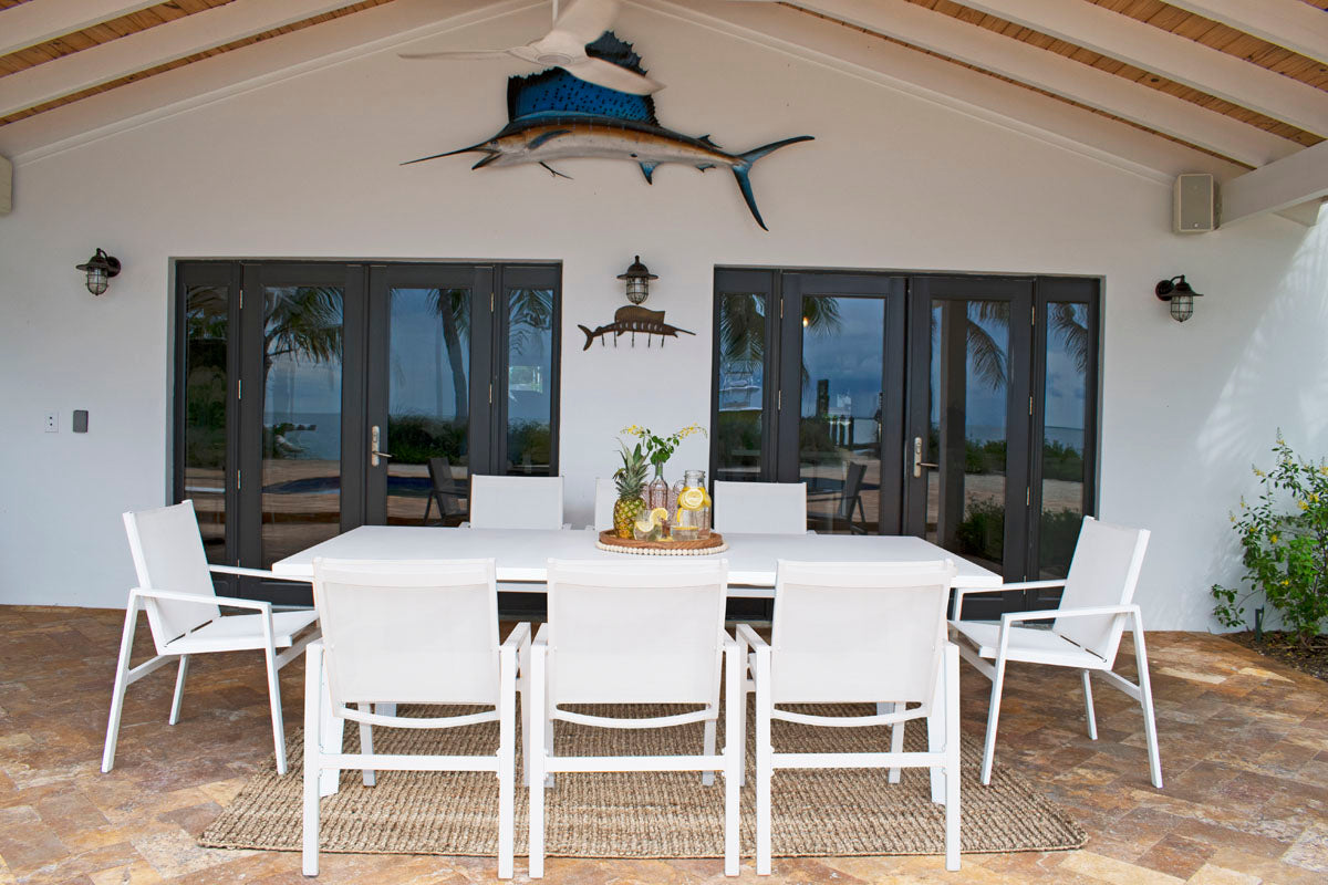 Panama Jack Mykonos 9-Piece Rectangular Dining