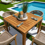 Panama Jack Corsica 5-Piece Square Dining Set