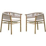 Panama Jack Corsica Stackable Dining Armchairs (Set of 2)