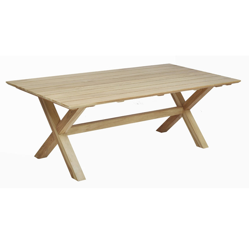 Panama Jack Bali Teak 7-Piece Rectangular Dining Table with Bench