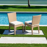 Panama Jack Austin Dining Side Chairs with Cushions (Set of 2)