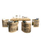 Panama Jack Cabo 7-Piece Barrel Rectangular Dining Set