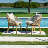 Panama Jack Set of 2 Cabo Dining Armchairs