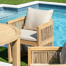 Panama Jack Cabo 7-Piece Barrel Rectangular Dining Set