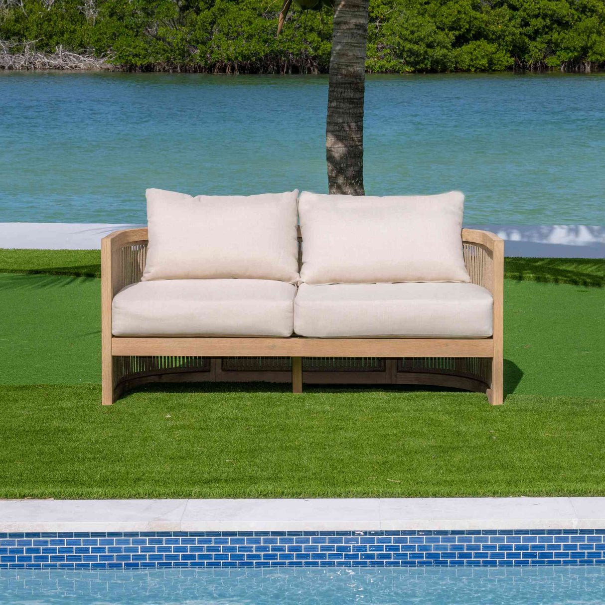Panama Jack Cabo 4-Piece Loveseat Seating Set